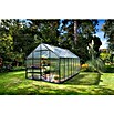 Vitavia Gewächshaus (4,45 x 2,57 x 2,3 m, Farbe: Anthrazit, Polycarbonat, 6 mm)