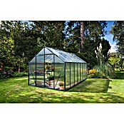 Vitavia Gewächshaus (4,45 x 2,57 x 2,3 m, Farbe: Smaragd, Polycarbonat, 4 mm)