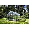 Vitavia Gewächshaus (4,45 x 2,57 x 2,3 m, Farbe: Smaragd, Polycarbonat, 4 mm)