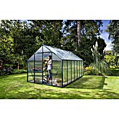 Vitavia Gewächshaus (4,45 x 2,57 x 2,3 m, Farbe: Smaragd, Polycarbonat, 6 mm)