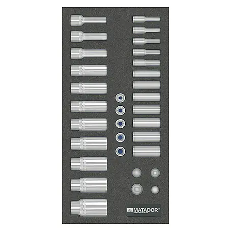 Matador Tool System Steckschlüsseleinsatz-Set