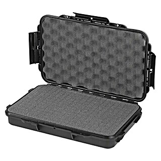 Vodootporan kovčeg za alat MAX 003  (D x Š x V: 350 x 230 x 59 mm, S kvadratnim umetkom od pjene, Crne boje, Plastika)