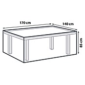 Sunfun Funda protectora para conjunto (Pequeño, L x An: 170 x 140 cm, Poliéster)