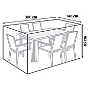 Sunfun Funda protectora para conjunto (L x An: 380 x 140 cm, Poliéster)