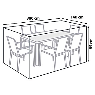 Sunfun Zaščitna prevleka za sedežno garnituro (Do x Š x V: 380 x 140 x 85 cm, Poliester, 160 g/m²)