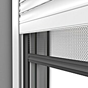 Windhager Insektenschutzfenster Expert Plisseefenster (B x H: 130 x 150 cm, Weiß, Schnellmontagefedern)