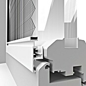 Windhager Insektenschutzfenster Expert Plisseefenster (B x H: 100 x 120 cm, Weiß, Schnellmontagefedern)