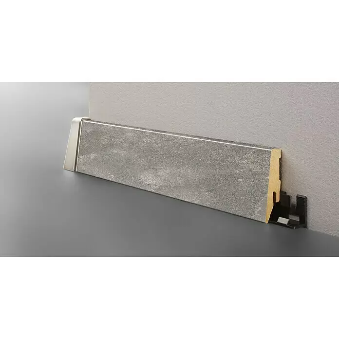 LOGOCLIC Sockelleiste K58 C Lucienda - 260 cm x 18 mm x 58 mm, MDF - Detailaufnahme