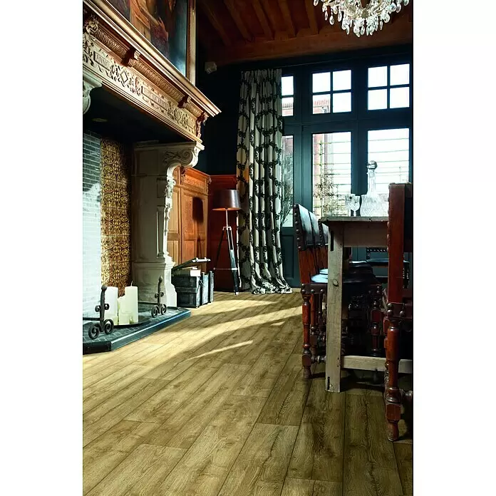 Beauflor PVC-Boden Meterware Atlantic - 200 cm, Antique Oak 606M, Braun - Stimmungsaufnahme