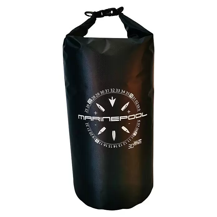 Marinepool Drybag Ripstop Tactic - Fassungsvermögen: 30 l, Schwarz