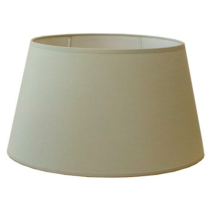 Idp Lampshades Pantalla de lámpara Cónica baja (Ø x Al: 30 x 20 cm, Verde liquen, Algodón, Cónica)