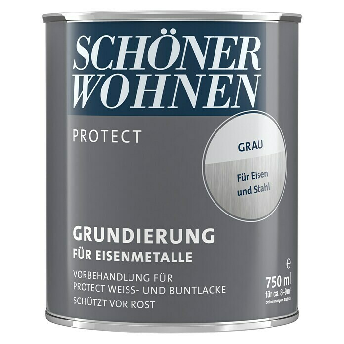Schöner Wohnen Protect Grundierung (Grau, 750 ml)