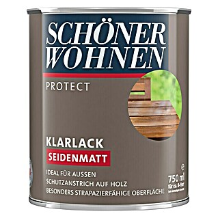SCHÖNER WOHNEN-Farbe Protect Klarlack (Farblos, 750 ml, Seidenmatt)