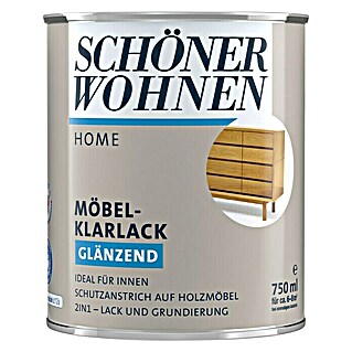 SCHÖNER WOHNEN-Farbe Home Möbel-Klarlack (Glänzend, 750 ml, Farblos)