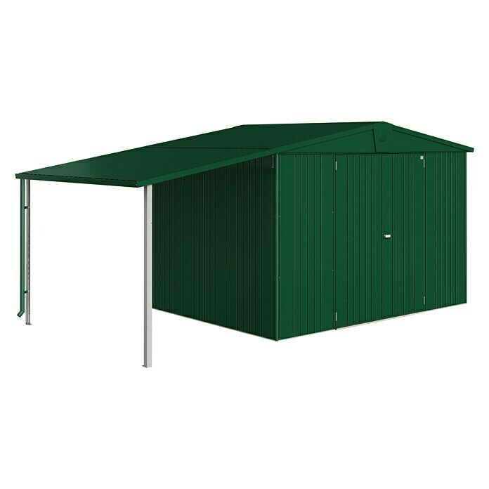 Biohort Seitendach (Passend für: Biohort Gerätehaus Europa Gr. 4/5, Dunkelgrün, 2,28 x 1,5 m)