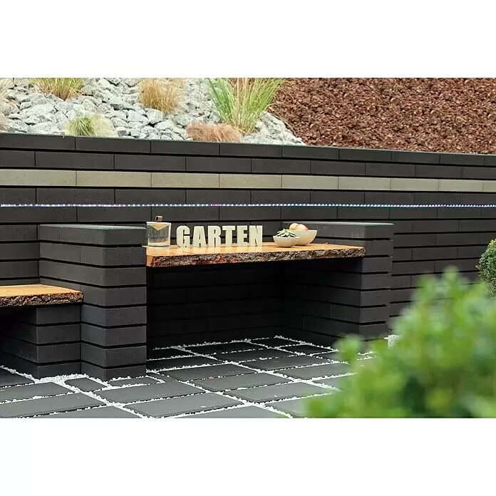 Christoph Mauerabdeckplatte C-Line - 50 x 25 x 8,5 cm, Anthrazit, Beton