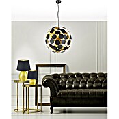 Reality Leuchten Okrugla viseća svjetiljka Discalgo  (40 W, Ø x V: 54 x 150 cm, Crne boje, Zlatne boje, E14) | BAUHAUS