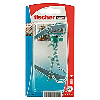 Fischer Taco de resorte KDH4 (Longitud taco: 95 mm, 2 ud., Diámetro taladro: 14 mm)