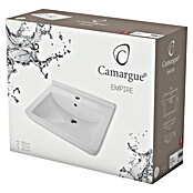 Camargue Empire Waschtisch (58 x 47 cm, Keramik, Weiß)