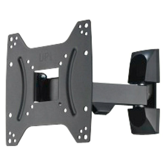 Soporte para televisor (Acero, Negro, Capacidad de carga: 20 kg/balda)