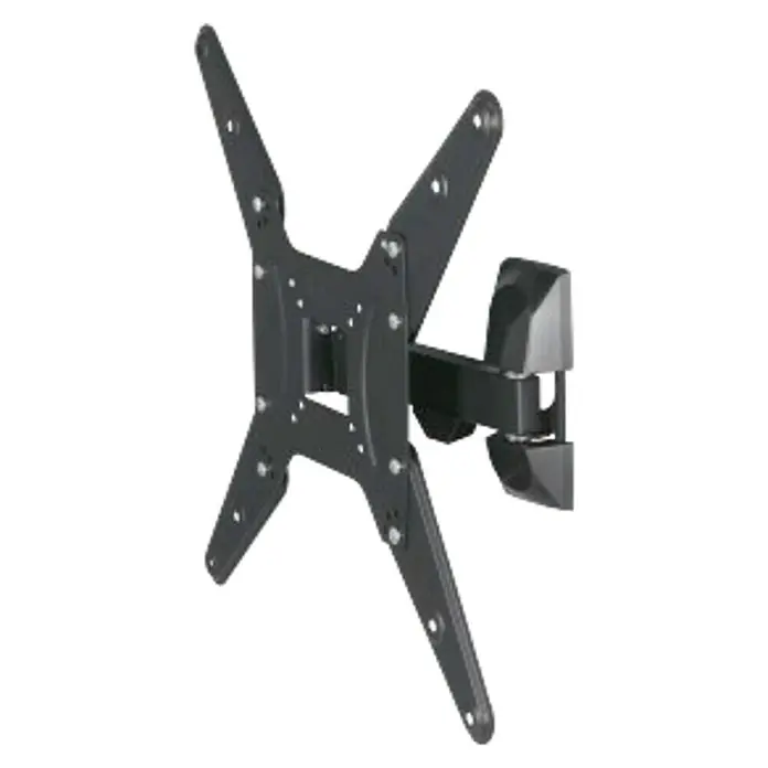 Soporte para televisor Giratorio - Televisores 32 - 65 pulgadas, 20 kg - Soporte de pared giratorio para TV en negro para un ángulo de visión óptimo y ahorro de espacio. Universalmente aplicable para diversos tamaños de TV.