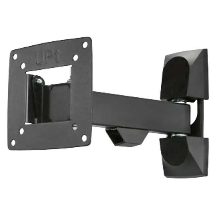 Hama Soporte para televisor - Específico para: Pantallas de 10 - 26", Carga soportada: 15 kg - Soporte de pared giratorio para TV para montaje flexible de televisores de varios tamaños, en negro.