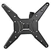 Soporte para televisor (Acero, Negro, Capacidad de carga: 20 kg/balda)