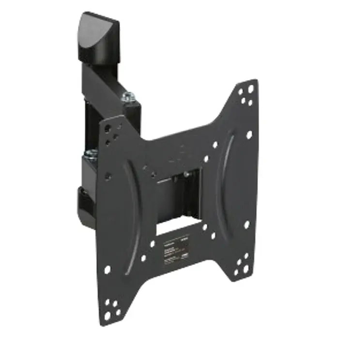 Hama TV-Wandhalterung schwenkbar - Passend für: Bildschirmdiagonale 19 - 48″, 48 - 122 cm, Belastbarkeit: 20 kg, Wandabstand: 5,6 cm - 31,6 cm - Wandhalterung für Fernseher, neigbar und schwenkbar, aus schwarzem Metall mit mehreren Befestigungslöchern für verschiedene Bildschirmgrößen.