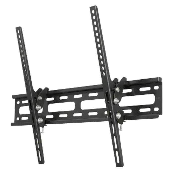 Soporte para televisor Inclinable - Televisores 32 - 65 pulgadas, 35 kg - Soporte de pared para TV negro. Diseño robusto para una instalación segura, ideal para pantallas planas. Para ver películas relajadamente.