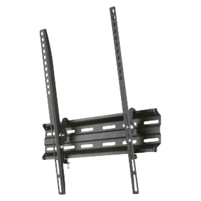 Soporte para televisor (Acero, Negro, Capacidad de carga: 25 kg/balda)