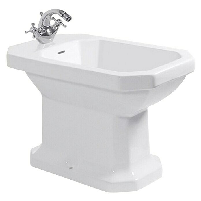 Duravit 1930 Stand-BidetOhne Spezialglasur, Keramik, Weiß Front View