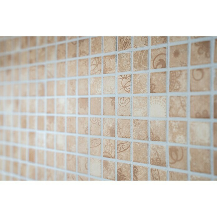Mozaik pločica (30 x 30 cm, Beige, Mat)