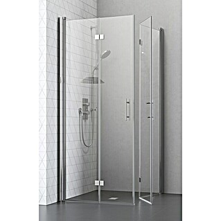 Camargue Vario Eckdusche S54+S53 (L x B x H: 100 x 90 x 195 cm, Beschichtet, Silber)