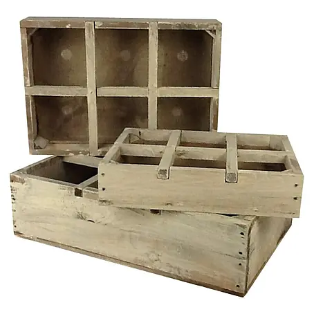 Holzkisten-Set Grow your own Garden