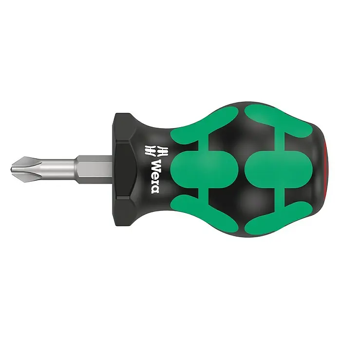 Wera Stubby Vergaser Schraubendreher 367 TORX® Stubby - PH 2, Klingenlänge: 25 mm - Wera Stubby Schraubendreher mit ergonomischem Griff für präzises Arbeiten und hohe Drehmomentübertragung.