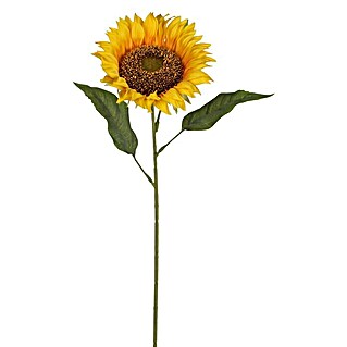 Planta artificial GIrasol (Altura: 70 cm, Amarillo, Plástico)