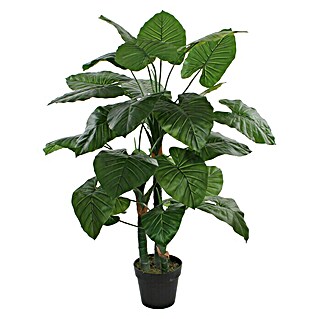 Planta artificial Taro (Altura: 120 cm, Verde, Plástico)