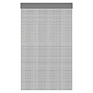 Cortina para puerta Cadaques (Gris plata, 90 x 210 cm)