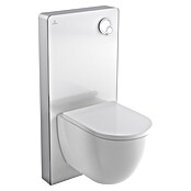 Camargue Sanitarni modul za stenski WC  (Dve splakovalni količini, 10,8 x 48,3 x 100 cm, Steklene obloge, Bele barve) | 4056 - Spülkästen/ VWI/ Montageelemente UP | DCDB - Spülkästen und Zubehör | DCD - Sanitärinstallation | DC - Sanitärinstallation | D - Sanitär | BAUHAUS