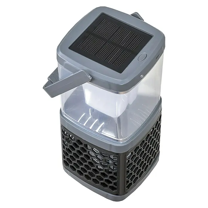 Coati Farolillo antimosquitos solar portátil - 40 m² - Linterna solar con diseño robusto de panal, ideal para actividades al aire libre y repelente de insectos.
