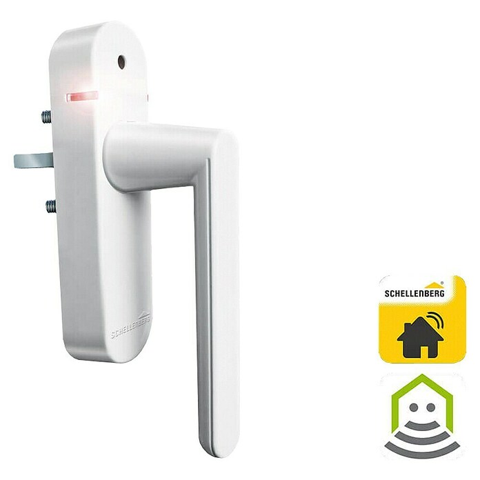 Schellenberg Smart Home Funk-Alarmgriff (DIN Anschlag: Links/Rechts, Weiß)
