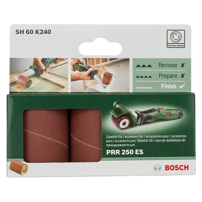 Bosch Schleifhülsen-Set (Körnung: 240, Breite: 60 mm, 3 Stk.)