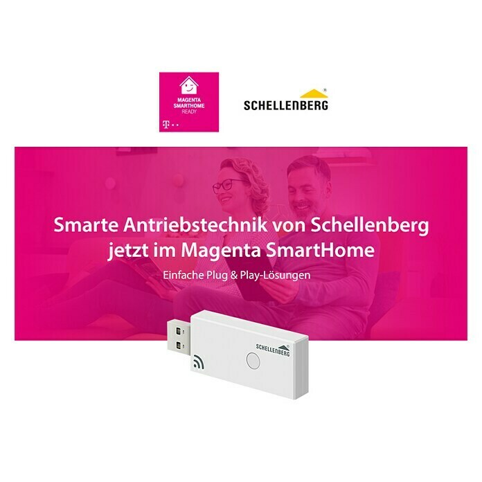 Schellenberg Smart Home Funksender (Weiß, Reichweite ca.: 20 m (Gebäude))