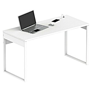 Muebles Pitarch Mesa de escritorio Nexus (L x An x Al: 60 x 135 x 76 cm, Blanco atlas)