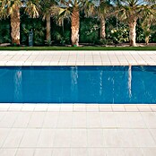 Pavimento remate Piscina R1 (50 x 25 cm, Blanco, Liso)