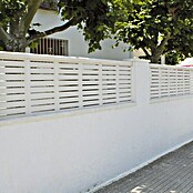 Celosía de pared Cebra (40 x 20 cm, Blanco)