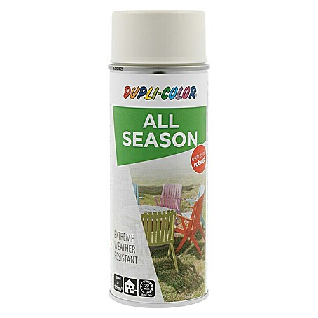 Dupli-Color Color Sprühlack ALL SEASON RAL 9001 (Cremeweiß, Matt, 400 ml)