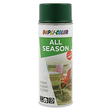 Dupli-Color Color Sprühlack ALL SEASON RAL 6005 (Moosgrün, Matt, 400 ml)