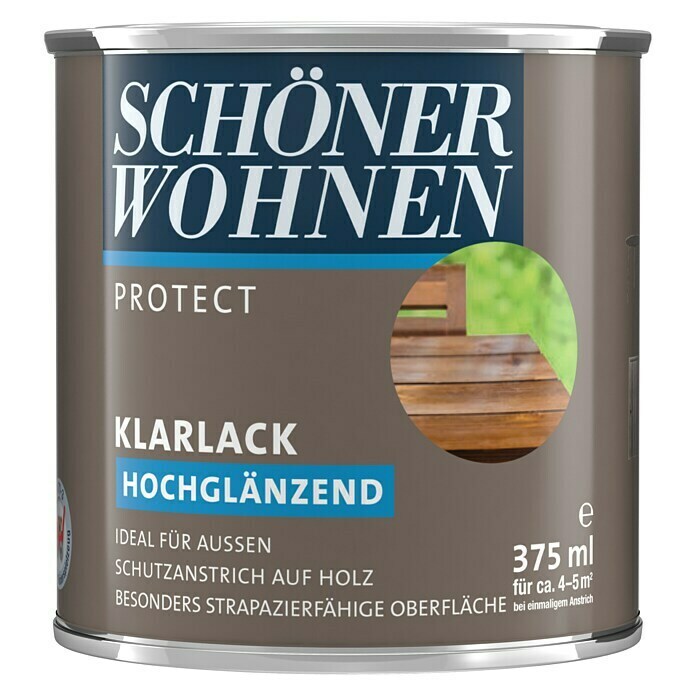 Schöner Wohnen ProfiDur Klarlack (Farblos, Hochglänzend, 375 ml)