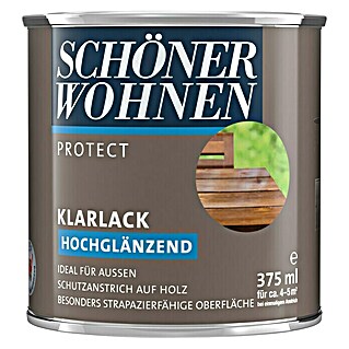 SCHÖNER WOHNEN-Farbe Protect Klarlack (Farblos, 375 ml, Hochglänzend)